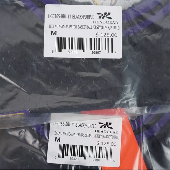 NWT [Headgear Classics] Kobe Bryant Legend Mamba Jersey #8 & #24 Men’s XS/S/M/L - Picture 14 of 15